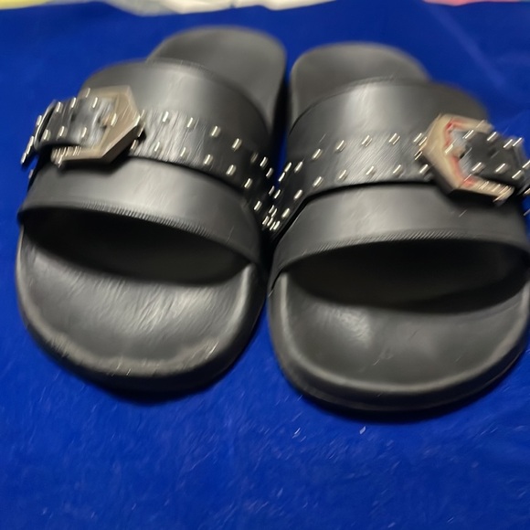 Givenchy Black Studded Slide Sandals Authentic - Picture 10 of 10